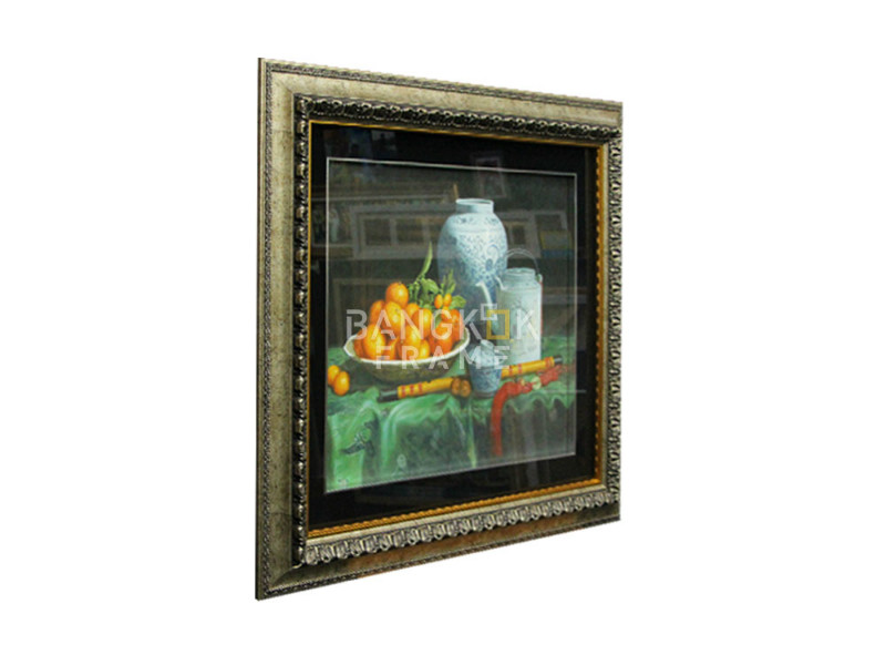 กรอบรูปภาพท้องพระโรงสมัยโบราณ